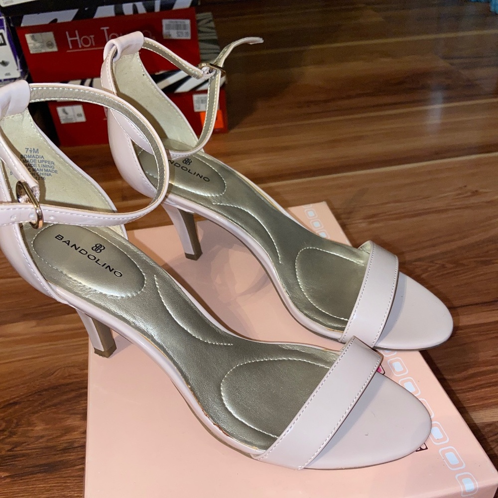 Open Toe Patent Leather Heels